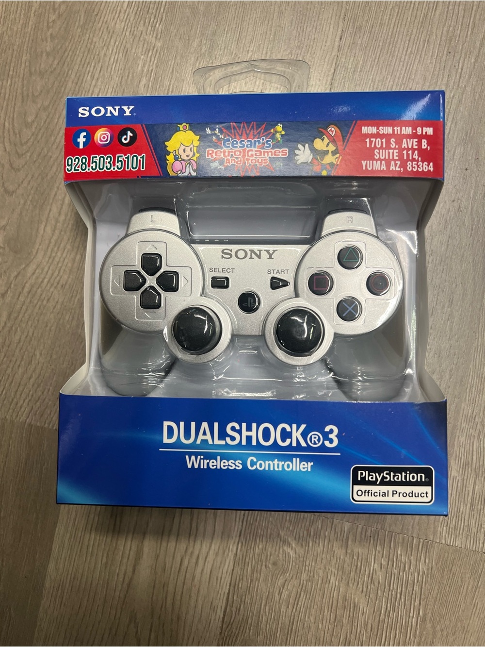 Sony DualShock 3 Wireless Controller - Silver/Black Accents